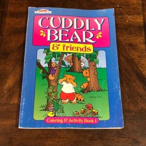 Cuddly Bear & friends coloring book brand new